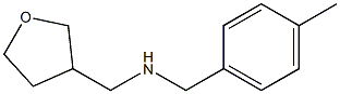 [(4-methylphenyl)methyl](oxolan-3-ylmethyl)amine