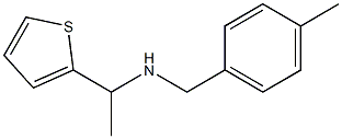 [(4-methylphenyl)methyl][1-(thiophen-2-yl)ethyl]amine|