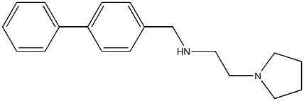  [(4-phenylphenyl)methyl][2-(pyrrolidin-1-yl)ethyl]amine