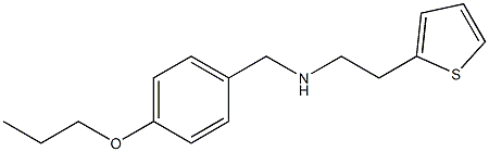 [(4-propoxyphenyl)methyl][2-(thiophen-2-yl)ethyl]amine|