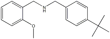 [(4-tert-butylphenyl)methyl][(2-methoxyphenyl)methyl]amine Structure