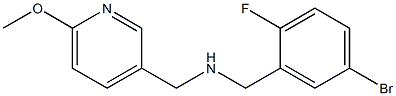 [(5-bromo-2-fluorophenyl)methyl][(6-methoxypyridin-3-yl)methyl]amine|