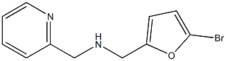 [(5-bromofuran-2-yl)methyl](pyridin-2-ylmethyl)amine,,结构式