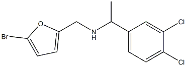  [(5-bromofuran-2-yl)methyl][1-(3,4-dichlorophenyl)ethyl]amine