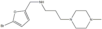 [(5-bromofuran-2-yl)methyl][3-(4-methylpiperazin-1-yl)propyl]amine|