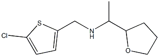 [(5-chlorothiophen-2-yl)methyl][1-(oxolan-2-yl)ethyl]amine Structure
