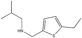 [(5-ethylthiophen-2-yl)methyl](2-methylpropyl)amine Struktur
