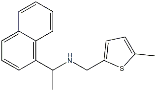 [(5-methylthiophen-2-yl)methyl][1-(naphthalen-1-yl)ethyl]amine Struktur