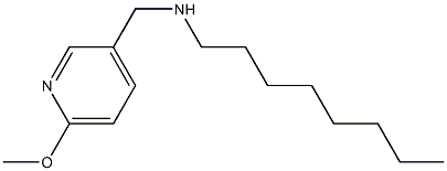 [(6-methoxypyridin-3-yl)methyl](octyl)amine,,结构式