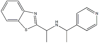  [1-(1,3-benzothiazol-2-yl)ethyl][1-(pyridin-4-yl)ethyl]amine