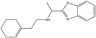 [1-(1,3-benzothiazol-2-yl)ethyl][2-(cyclohex-1-en-1-yl)ethyl]amine