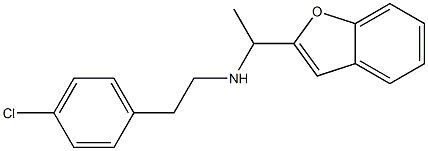 [1-(1-benzofuran-2-yl)ethyl][2-(4-chlorophenyl)ethyl]amine