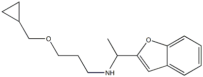 [1-(1-benzofuran-2-yl)ethyl][3-(cyclopropylmethoxy)propyl]amine
