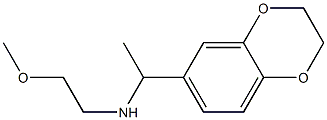 [1-(2,3-dihydro-1,4-benzodioxin-6-yl)ethyl](2-methoxyethyl)amine Struktur