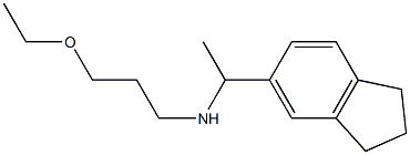 [1-(2,3-dihydro-1H-inden-5-yl)ethyl](3-ethoxypropyl)amine