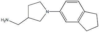  [1-(2,3-dihydro-1H-inden-5-yl)pyrrolidin-3-yl]methylamine