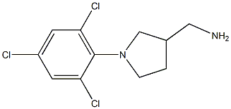 [1-(2,4,6-trichlorophenyl)pyrrolidin-3-yl]methanamine|