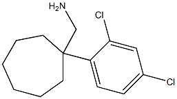 [1-(2,4-dichlorophenyl)cycloheptyl]methanamine Structure