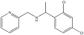 [1-(2,4-dichlorophenyl)ethyl](pyridin-2-ylmethyl)amine Structure