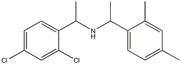 [1-(2,4-dichlorophenyl)ethyl][1-(2,4-dimethylphenyl)ethyl]amine,,结构式