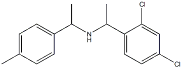 [1-(2,4-dichlorophenyl)ethyl][1-(4-methylphenyl)ethyl]amine Structure