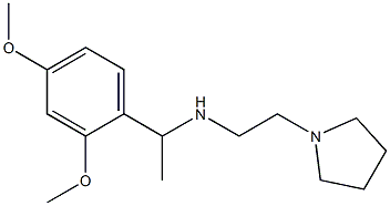[1-(2,4-dimethoxyphenyl)ethyl][2-(pyrrolidin-1-yl)ethyl]amine