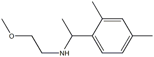 [1-(2,4-dimethylphenyl)ethyl](2-methoxyethyl)amine 化学構造式