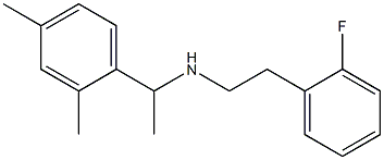 [1-(2,4-dimethylphenyl)ethyl][2-(2-fluorophenyl)ethyl]amine