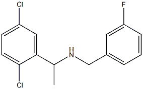 [1-(2,5-dichlorophenyl)ethyl][(3-fluorophenyl)methyl]amine