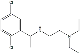 [1-(2,5-dichlorophenyl)ethyl][2-(diethylamino)ethyl]amine Structure