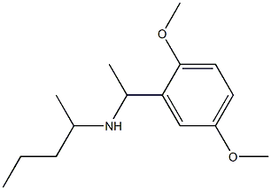 [1-(2,5-dimethoxyphenyl)ethyl](pentan-2-yl)amine Structure