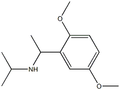 [1-(2,5-dimethoxyphenyl)ethyl](propan-2-yl)amine Struktur