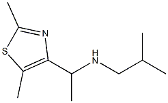 [1-(2,5-dimethyl-1,3-thiazol-4-yl)ethyl](2-methylpropyl)amine 化学構造式