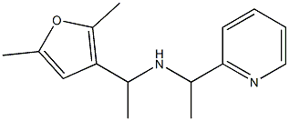 [1-(2,5-dimethylfuran-3-yl)ethyl][1-(pyridin-2-yl)ethyl]amine 化学構造式
