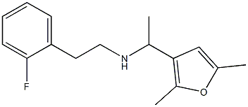 [1-(2,5-dimethylfuran-3-yl)ethyl][2-(2-fluorophenyl)ethyl]amine