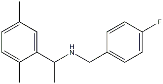 [1-(2,5-dimethylphenyl)ethyl][(4-fluorophenyl)methyl]amine