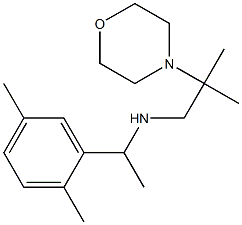 [1-(2,5-dimethylphenyl)ethyl][2-methyl-2-(morpholin-4-yl)propyl]amine