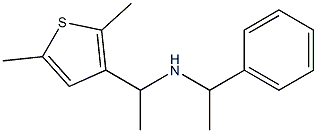 [1-(2,5-dimethylthiophen-3-yl)ethyl](1-phenylethyl)amine 化学構造式