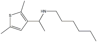 [1-(2,5-dimethylthiophen-3-yl)ethyl](hexyl)amine|