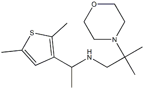 [1-(2,5-dimethylthiophen-3-yl)ethyl][2-methyl-2-(morpholin-4-yl)propyl]amine|