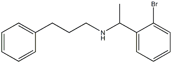 [1-(2-bromophenyl)ethyl](3-phenylpropyl)amine,,结构式