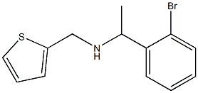 [1-(2-bromophenyl)ethyl](thiophen-2-ylmethyl)amine