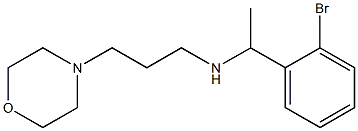 [1-(2-bromophenyl)ethyl][3-(morpholin-4-yl)propyl]amine|