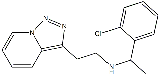 [1-(2-chlorophenyl)ethyl](2-{[1,2,4]triazolo[3,4-a]pyridin-3-yl}ethyl)amine