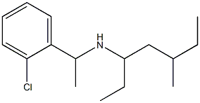 [1-(2-chlorophenyl)ethyl](5-methylheptan-3-yl)amine Structure