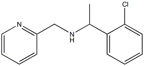  [1-(2-chlorophenyl)ethyl](pyridin-2-ylmethyl)amine