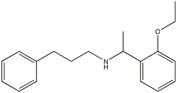 [1-(2-ethoxyphenyl)ethyl](3-phenylpropyl)amine Structure