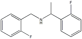 [1-(2-fluorophenyl)ethyl][(2-fluorophenyl)methyl]amine,,结构式