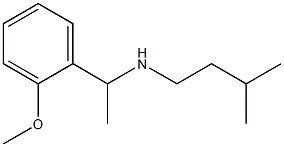 [1-(2-methoxyphenyl)ethyl](3-methylbutyl)amine Structure