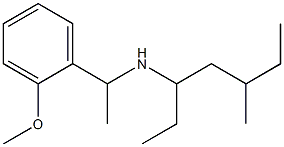 [1-(2-methoxyphenyl)ethyl](5-methylheptan-3-yl)amine Struktur